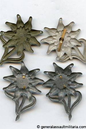 Gebirgsjäger Edelweiss cap insignia