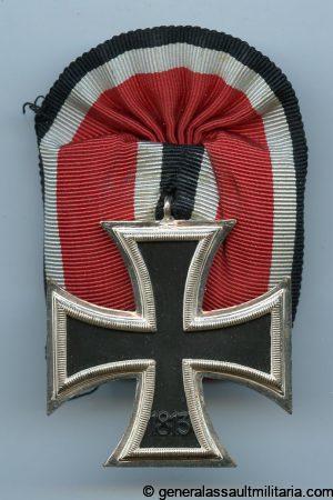 Iron cross second class single mounted - Wilhelm Deumer, Lüdenscheid