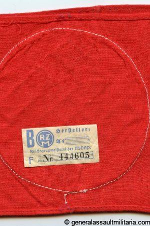 NSDAP Armband - RZM tagged
