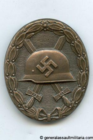Wound badge in silver - "Übergrosse" Deschler/Wiedmann