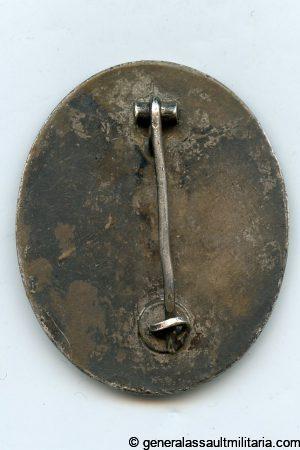 Wound badge in silver - "Übergrosse" Deschler/Wiedmann