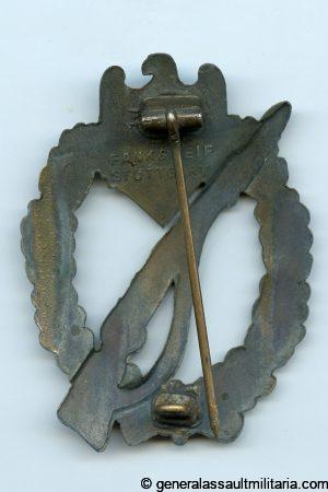 Infantry assault badge in bronze - Frank & Reif, Stuttgart