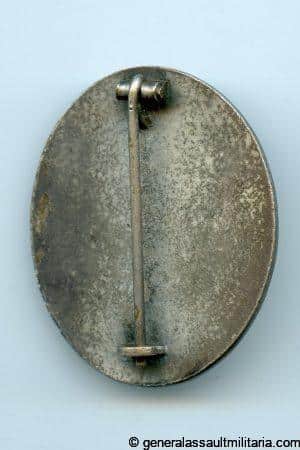 Wound badge in silver - Steinhauer & Lück, Lüdenscheid.