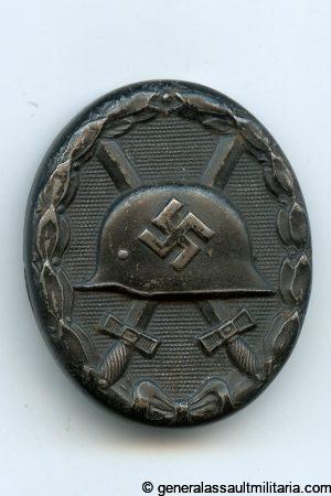 Wound badge in black - L/56 Funke & Brüninghaus, Lüdenscheid