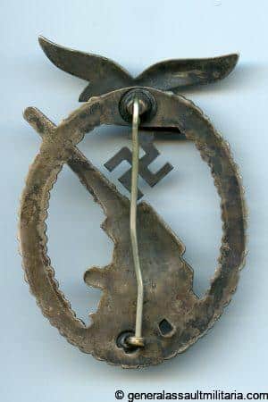 Luftwaffe flak badge - Adolf Scholze, Gablonz.