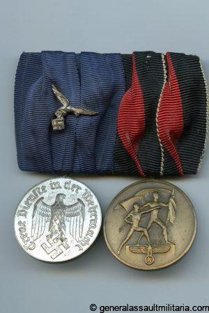 Two piece Luftwaffe medal bar