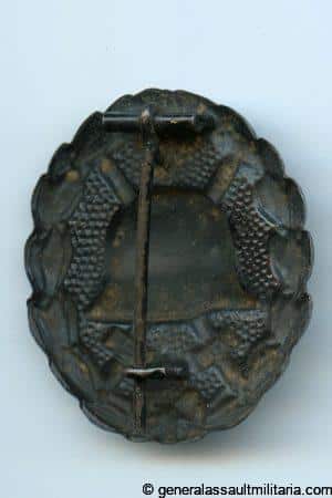 Wound badge in black WW1 - Unknown maker