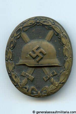 wound badge in black - Deschler & Sohn, München