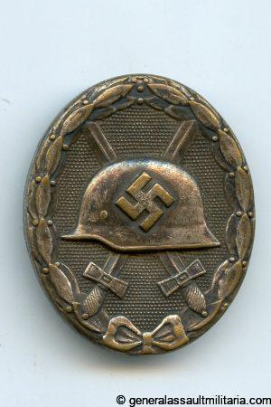 Wound badge in silver - Steinhauer & Lück, Lüdenscheid