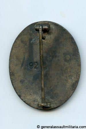 Wound badge in silver - Josef Rücker & Sohn