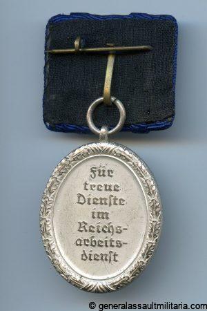 RAD 12 year service medal for men