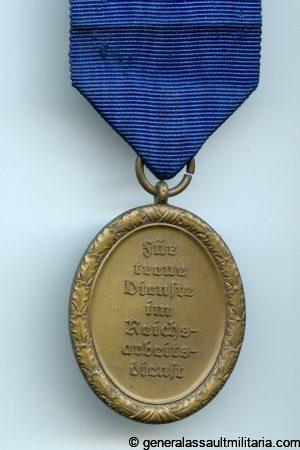 RAD 4 year service medal for men