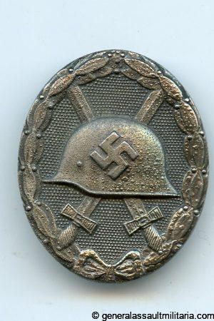 Wound badge in silver - Friedrich Orth, Wien