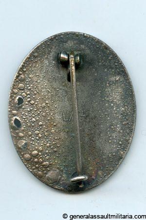 Wound badge in silver - Friedrich Orth, Wien