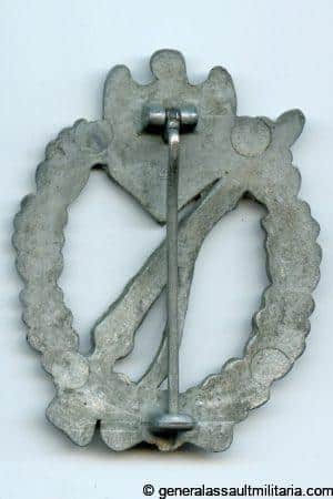 Infantry assault badge in silver - Assmann & Söhne, Lüdenscheid