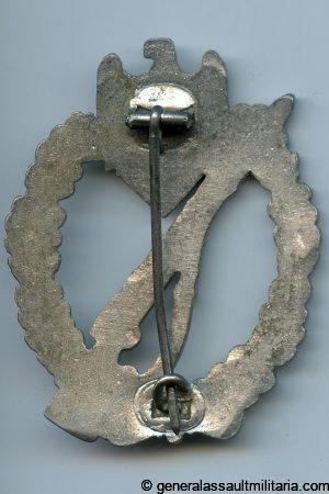 Infantry assault badge in silver - Wilhelem Deumer, Lüdenscheid
