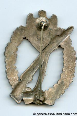 Infantry assault badge in silver - Richard Simm & Söhne, Gablonz