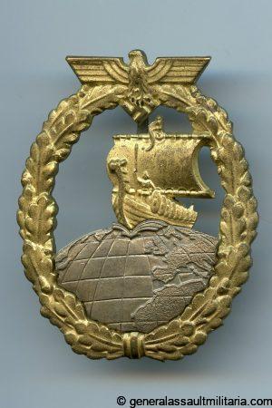 Kriegsmarine Auxiliary badge - C.E. Juncker, Berlin