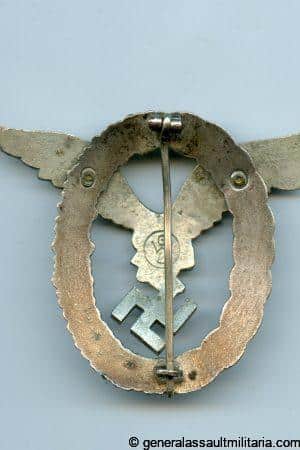 Luftwaffe pilots badge - Gebrüder Wegerhoff, Lüdenscheid