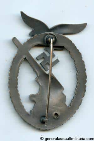 Luftwaffe Flak badge - Adolf Scholze, Gablonz
