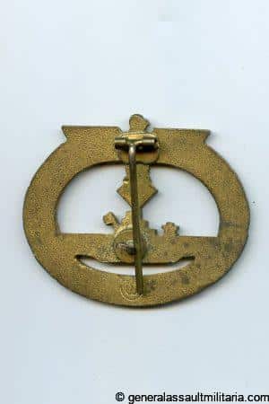 U-boat badge - E.F. Wiedmann, Frankfurt