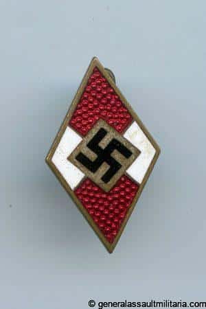 Hitler youth badge - RZM M1/153 F. Orth, Wien