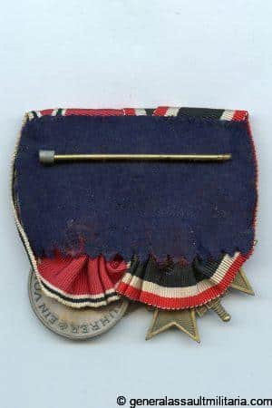 Two piece medal bar KVK2 + Austria annexation medal