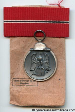 Ost medal + packet - Klein & Quenzer, Idar Oberstein