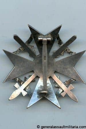 Spanish cross in silver - L/21 Förster & Barth, Pforzheim