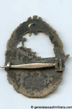 Kriegsmarine destroyer badge - Schwerin, Berlin