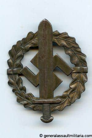 SA sports badge in bronze - W. Redo, Saarlautern