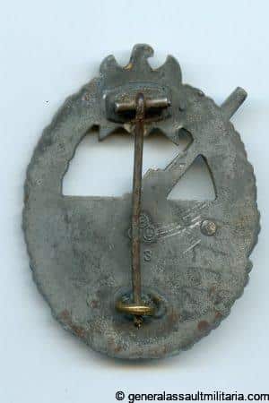 Coastal artillery badge - Friedrich Linden, Lüdenscheid