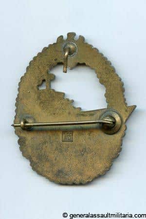 Kriegsmarine destroyer badge - Josef Felix & Söhne, Gablonz