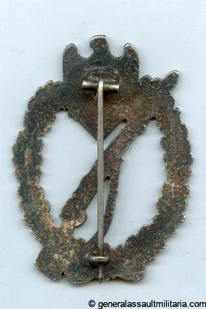Infantry assault badge in silver - Deschler & Sohn, München