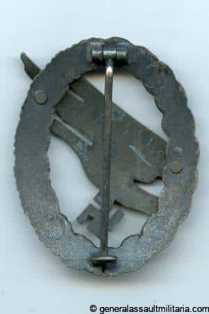 Luftwaffe paratrooper badge - Assmann & Söhne, Lüdenscheid