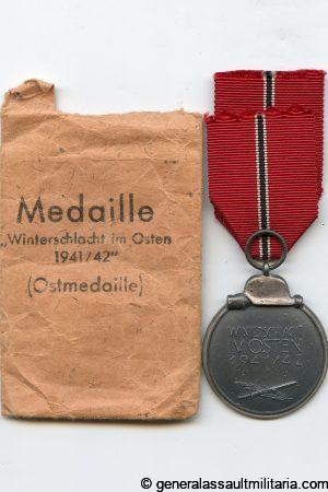 Ost medal + packet - Arbeitsgemeinschaft der Gravur, Hanau