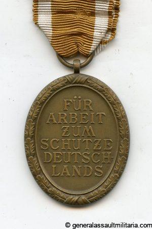 West Wall Medal - Unknown maker