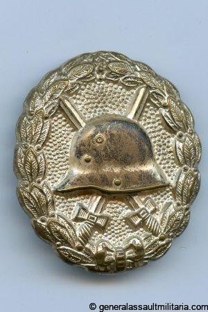 Wound badge in silver - 'unknown maker'