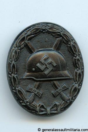 Wound badge in black - "Übergrosse" Deschler & Sohn, München