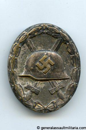 Wound badge in silver - Otto Schickle, Pforzheim