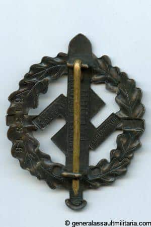 SA sports badge - Berg & Nolte, Lüdenscheid