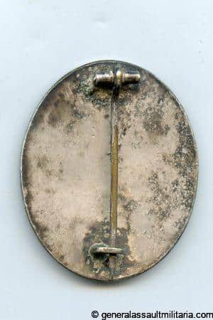 Wound badge in silver - Otto Schickle, Pforzheim