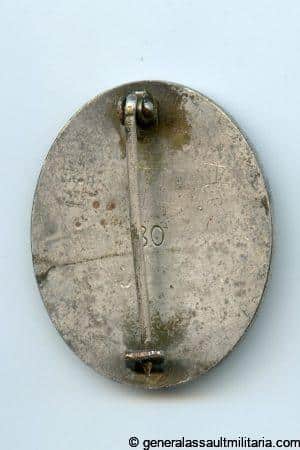 Wound badge in silver - Hauptmünzamt, Wien