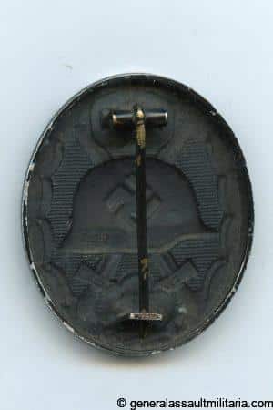 Wound badge in black - Eugen Schmidthäussler, Pforzheim