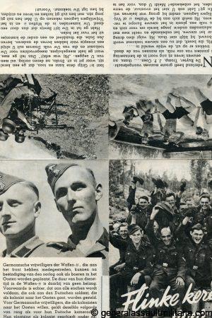 Small lot of Dutch SS paperwork