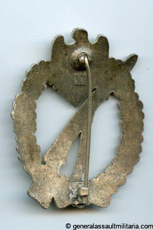 Infantry assault badge in silver - Josef Felix & Söhne, Gablonz