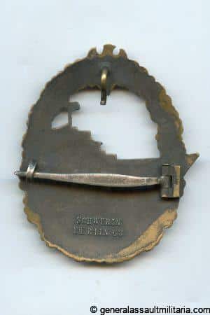 Kriegsmarine destroyer badge - Schwerin, Berlin