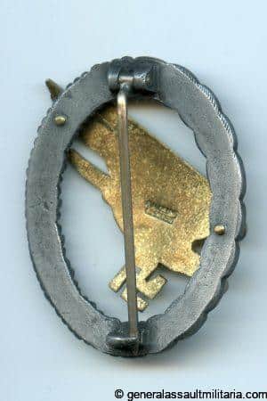 Luftwaffe paratrooper badge - G.H. Osang, Dresden.