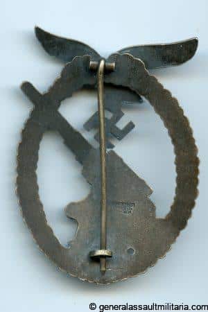 Luftwaffe Flak badge - Gustav Brehmer, Markneukirchen