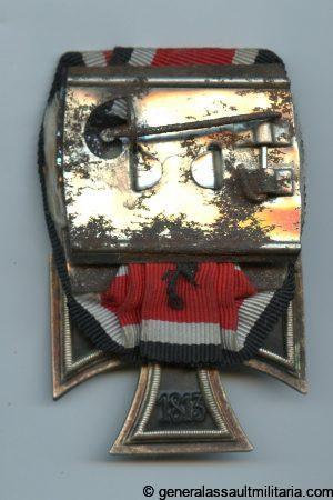 Iron cross second class single mounted - MM2 C.E. Juncker, Berlin